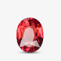 2.76 carats Oval Red Natural Tourmaline Gemstone