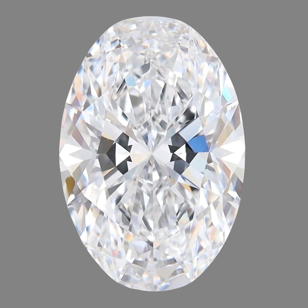 2.46 carats Oval E VS1 Color Lab Diamond | IGI Certified