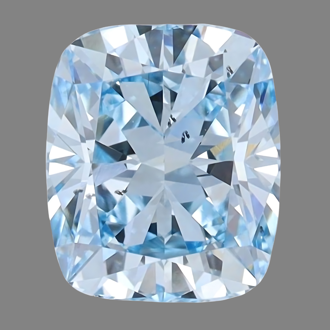 Oval Fancy Intense Blue Lab Grown Diamond | Saratti