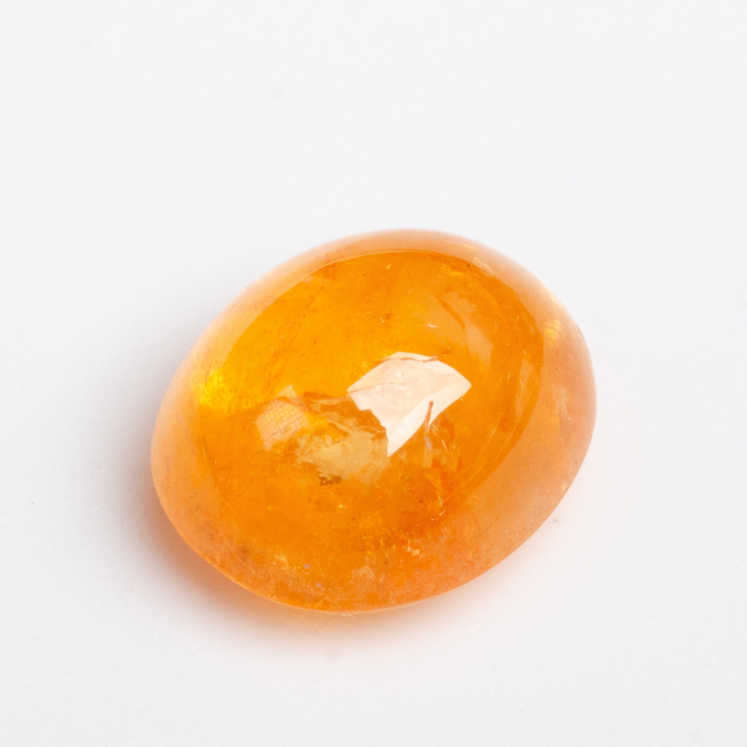 Oval Namibian Fanta Garnet 2.47 carats loose gemstone for design | SARATTI