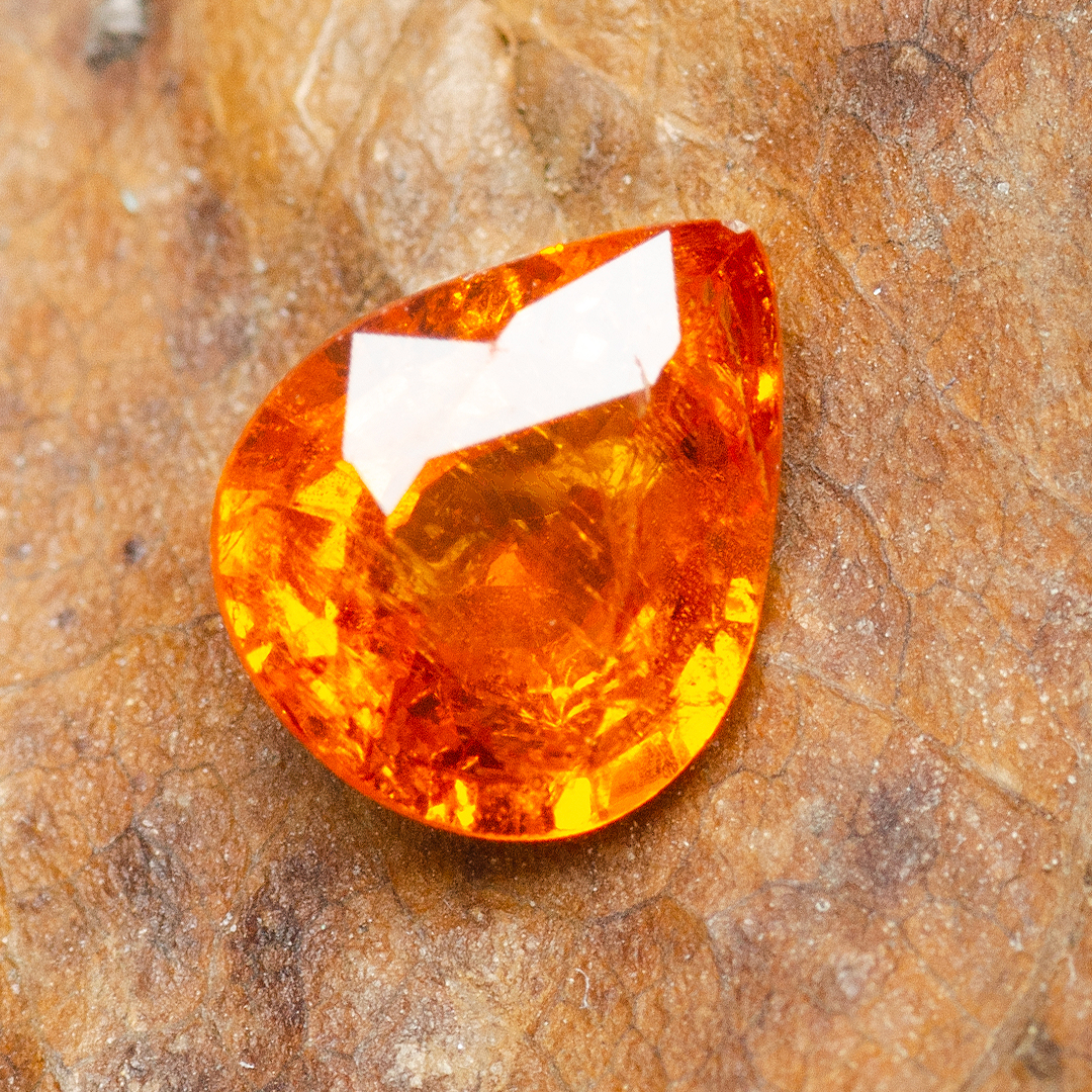 Rich Orange Natural Spessartite Garnet Gemstone - SARATTI