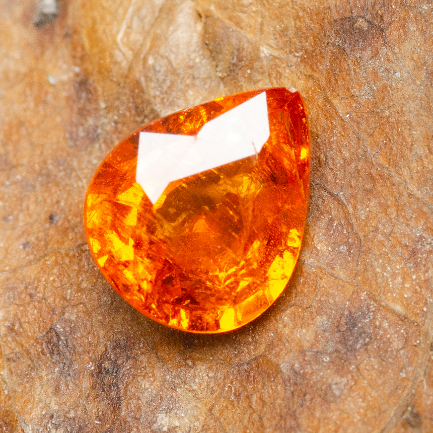 Rich Orange Natural Spessartite Garnet Gemstone - SARATTI