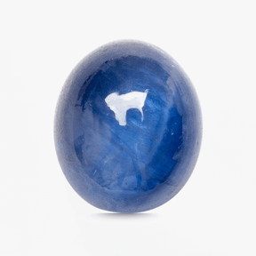 Oval Natural Sapphire Gemstone in Blue Tone & Cut in Cabochon Shape | SARATTI