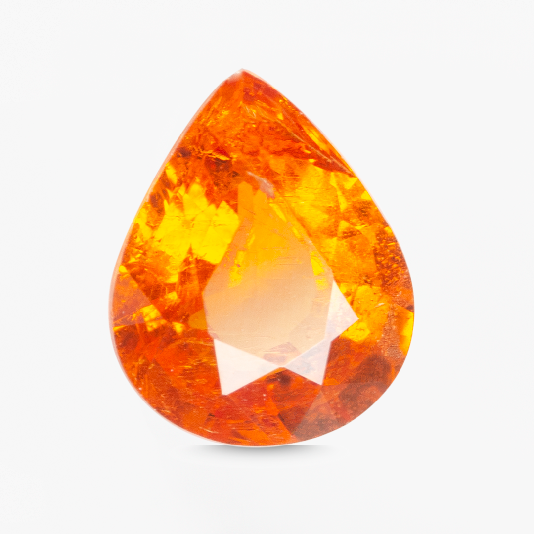 0.9 carats Pear Shape Spessartine Garnet