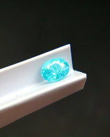 Oval Paraiba Tourmaline measuring 4.81 × 3.92 × 3.25mm | SARATTI