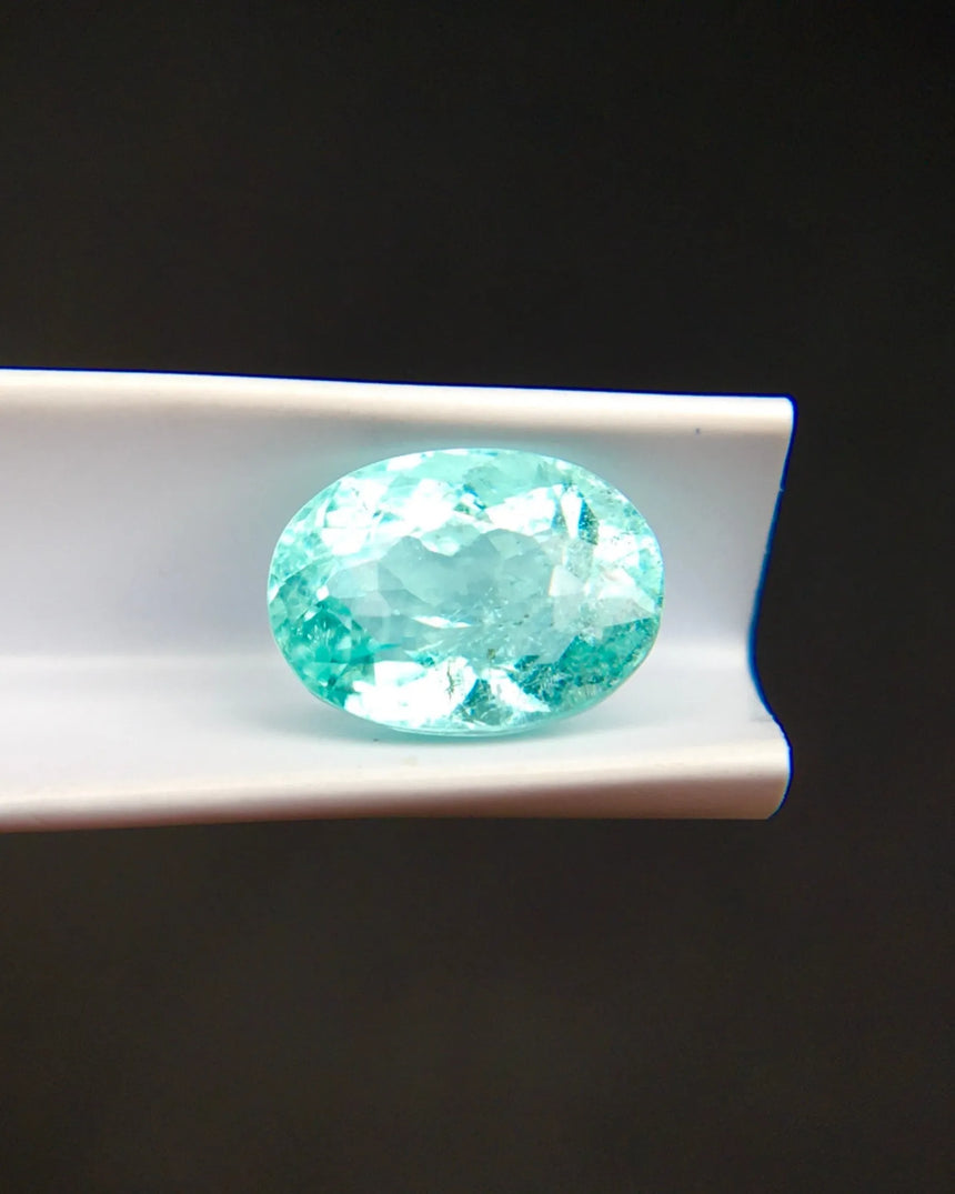 Oval Tourmaline measuring 8.02 × 5.97 × 4.89mm | SARATTI