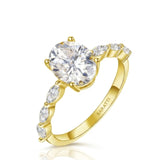 Sheena · Royal Procession Moissanite Engagement Ring