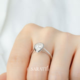 Pear-Cut Diamond Solitaire Jewelry | Saratti