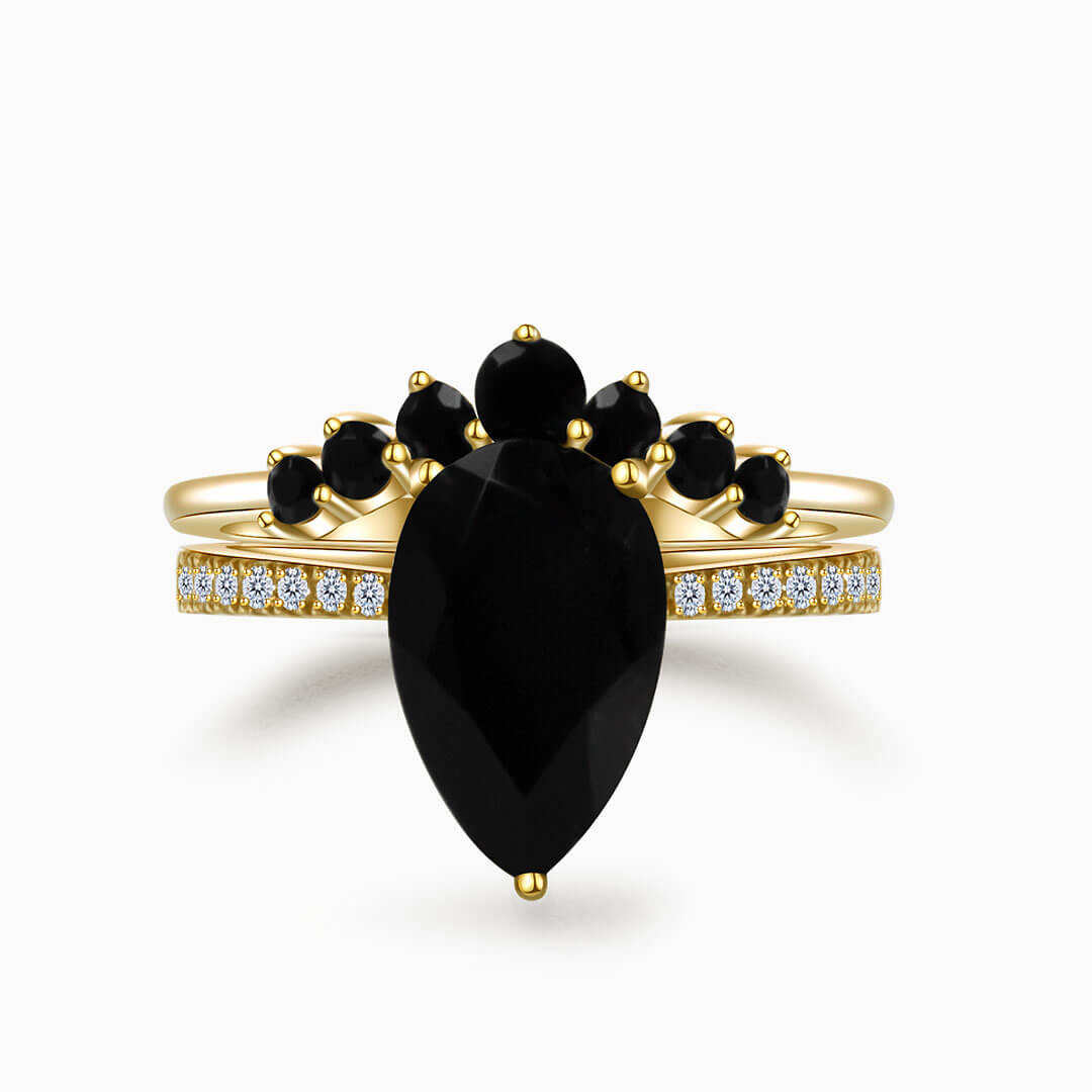 Black Wedding Bands for Women | Modern Gem Jewelry