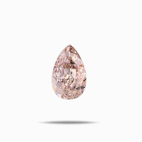 Fancy Brownish Pink Pear Cut Diamond | Saratti