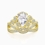 Yellow Gold Coronation Impériale Radiant Diamond Ring | Saratti Diamonds 