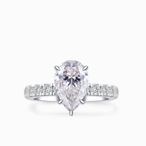 Elegant Platinum Engagement Ring | Modern Gem Jewelry