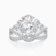 White Gold Coronation Impériale Radiant Diamond Ring | Saratti Diamonds 