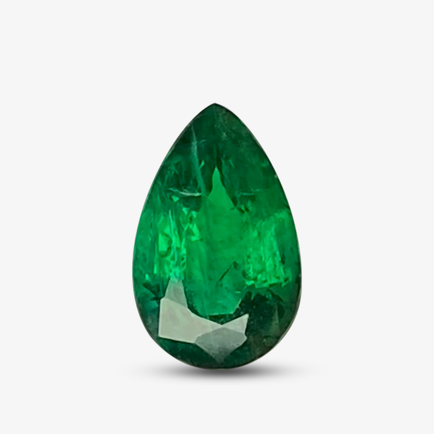 2.44-carat Pear Cut Vivid Green | GUILD Certified