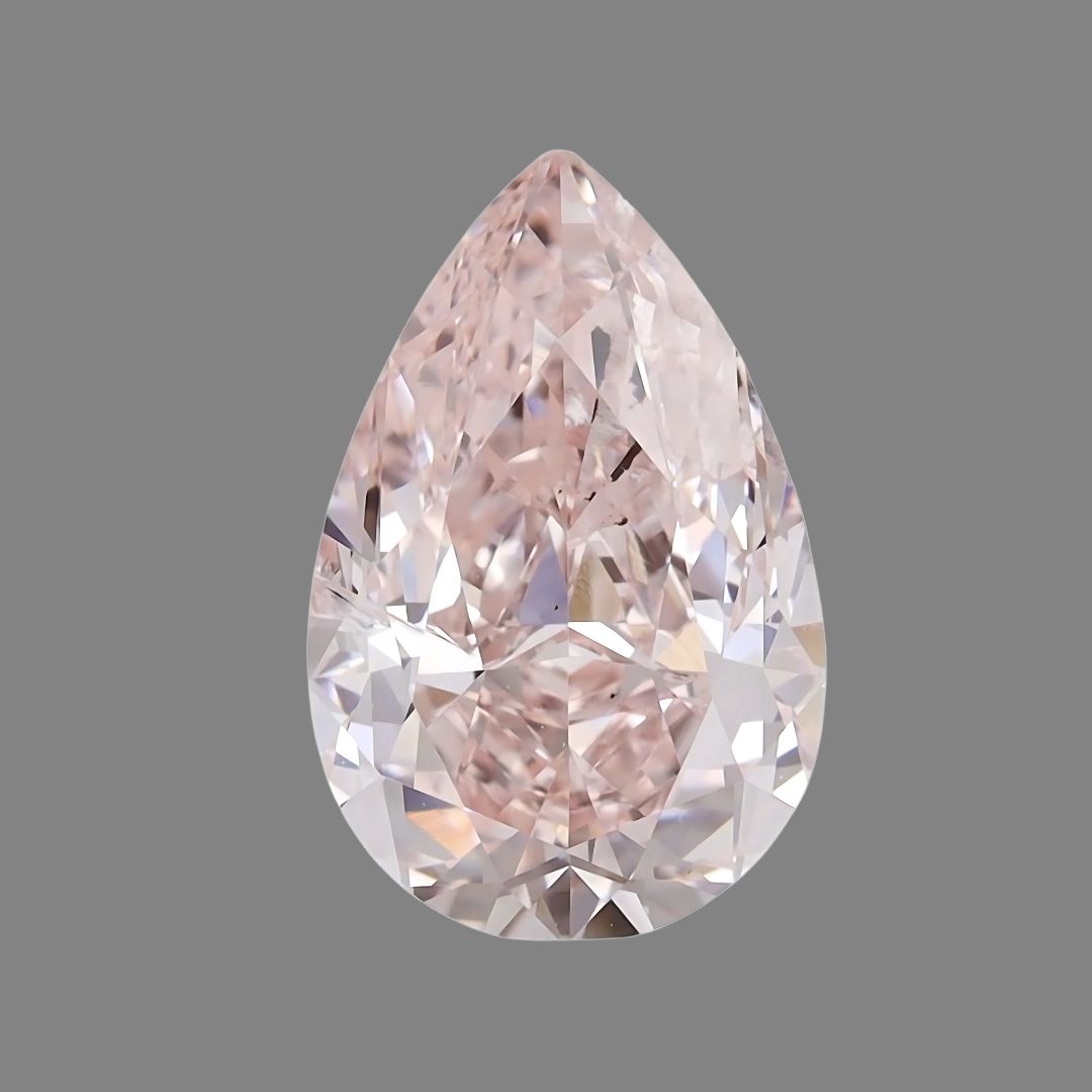 1.68 carat Fancy Pink Lab Diamond | IGI Certified