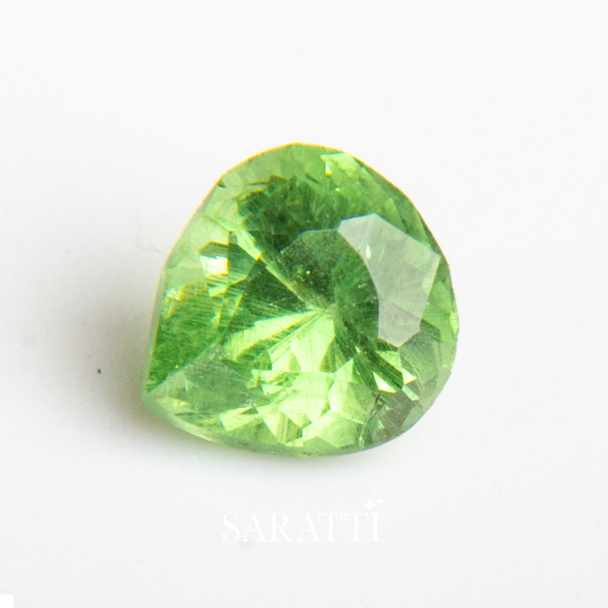 0.82 carat Pear Shape Natural Tsavorite Gemstone - SARATTI