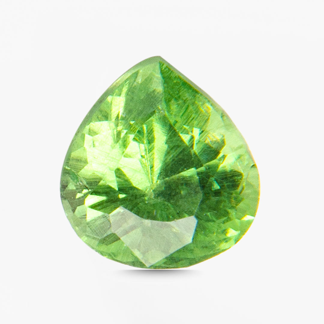 0.82 carat Pear Shape Natural Tsavorite Gemstone