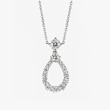 Cascade d’Éclat — Lab Diamond Necklace · Earrings