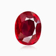 Unheated Pigeon Blood Red Natural Ruby in Oval Shape | GRS Certified | Saratti Jewelry