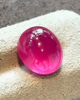 Pigeon Blood Natural Ruby side profile 12.4 × 9.3 mm | SARATTI