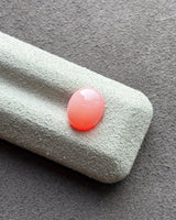 Pink Opal oval cabochon measuring 8.1 × 10 mm | SARATTI
