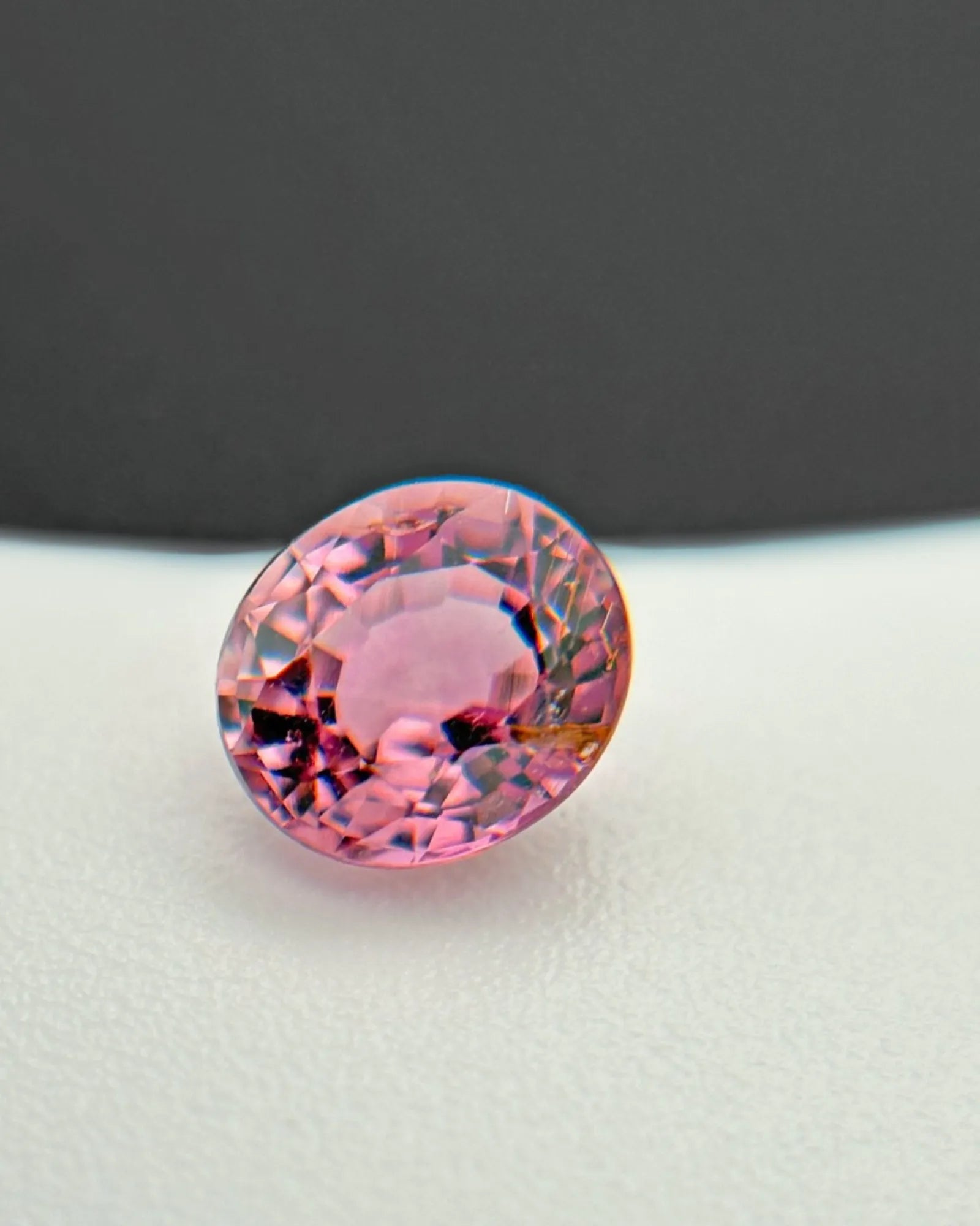 Pink Tourmaline loose gemstone measuring 6.5 × 5.5mm | SARATTI