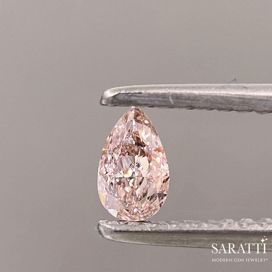 0.12 popular CT Natural Loose Diamond, Pear Diamond, Light Pink Diamond, Rustic Diamond, Pear Cut Diamond, Fancy Color Diamond N7066