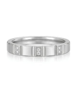 Platinum diamond wedding rings for weddings, anniversaries, engagements, and meaningful couple gifts | SARATTI