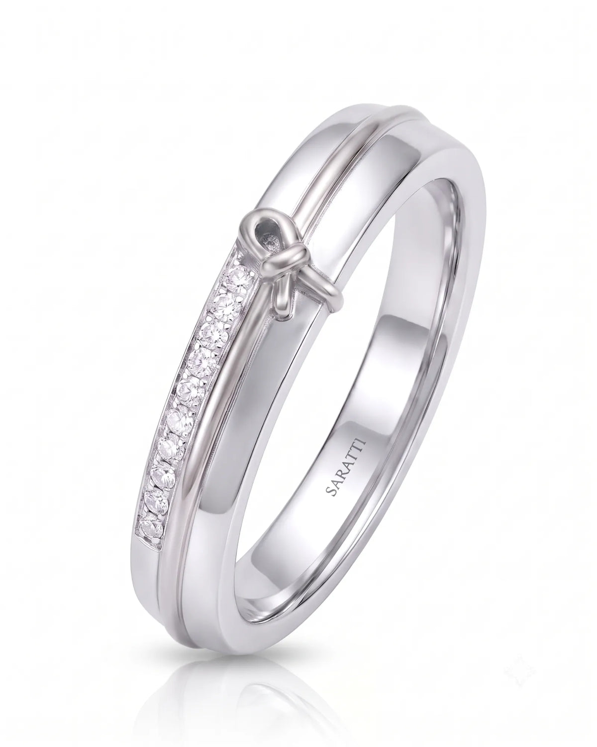 Platinum his and her wedding rings for weddings, anniversaries, engagements, and lasting memories | SARATTI