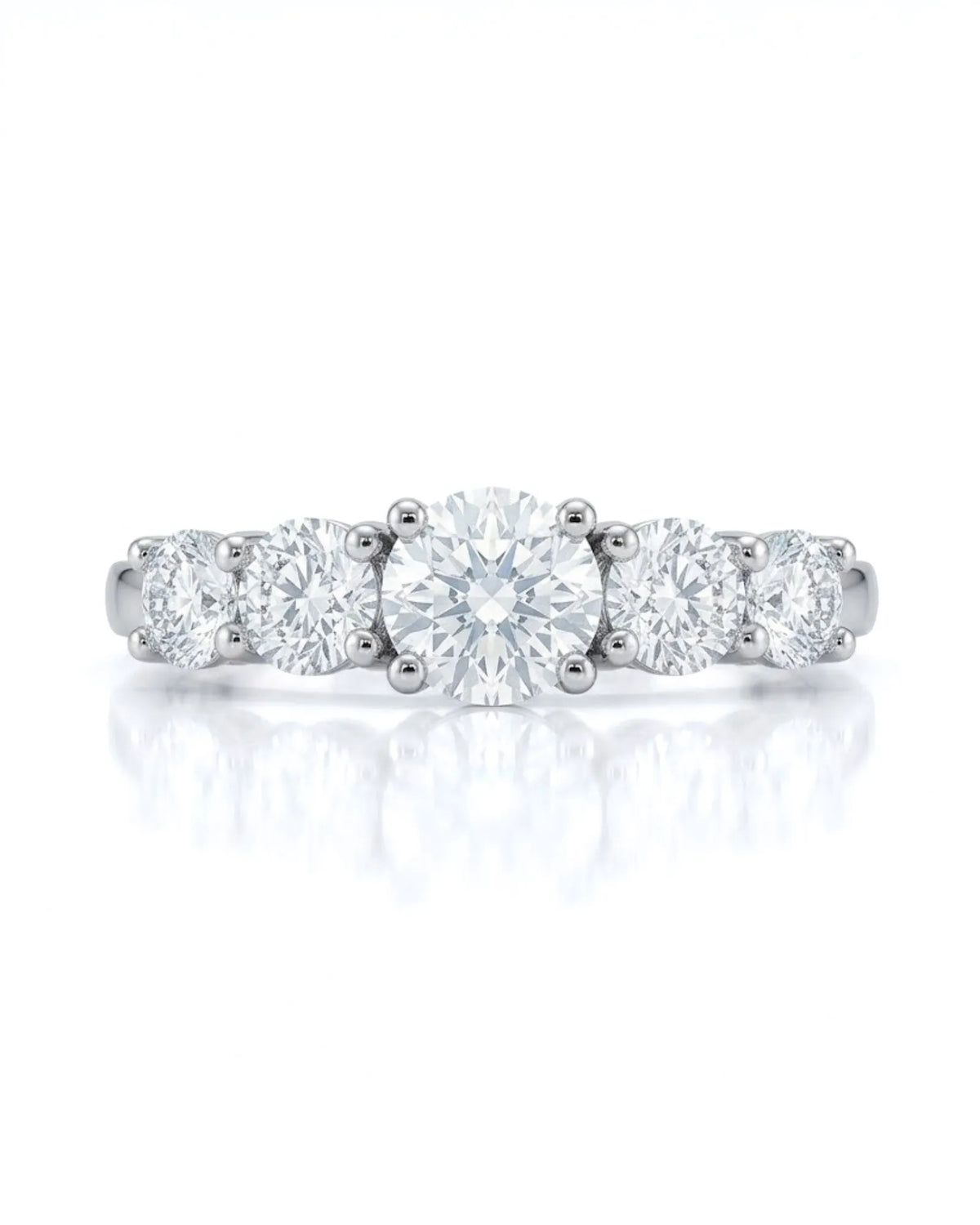 Platinum wedding ring set for weddings, anniversaries, engagements, and meaningful couple gifts | SARATTI