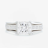 Isabella – Natural Princess-Cut Diamond Channel-Set Engagement Ring