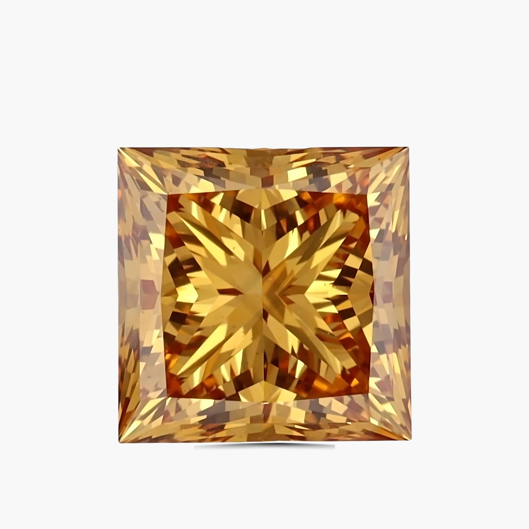 2.01 cts Fancy Intense Yellowish Orange Lab Diamond | IGI Certified