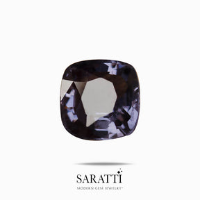 Lilac Cushion Cut Spinel - 0.92 Carat Natural Gemstone | Modern Gem Jewelry | Saratti