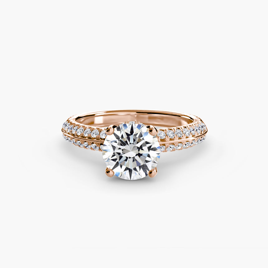 Solitaire with Pavé