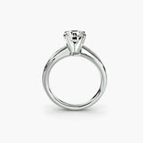 Lumière Solitaire with Pavé Setting