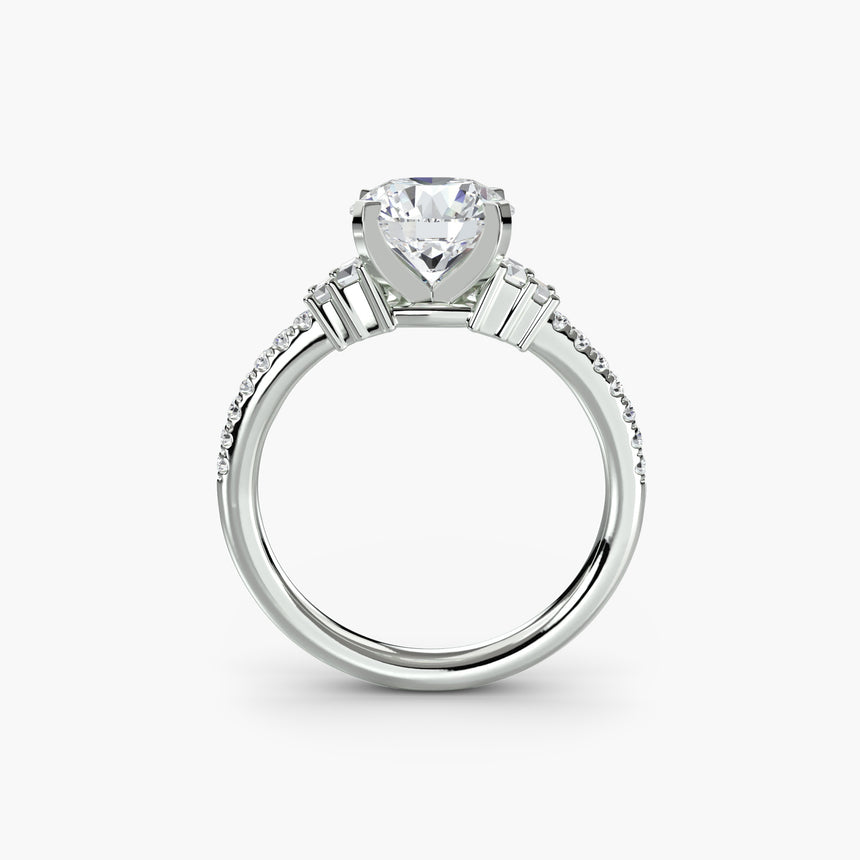 Solitaire with Pavé 4