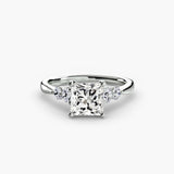 Solitaire with Shoulder Accents 2