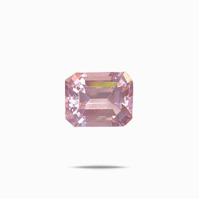 Pink Emerald Cut Morganite Gemstone | Modern Gem Jewelry | Saratti