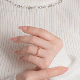 The Ember Tiara- Red Diamond Vintage-Inspired Yellow Gold Band