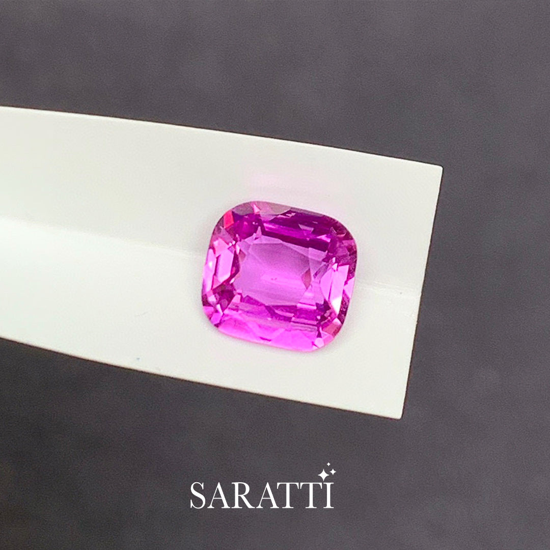 Rare Unheated Lavender Sapphire Modified Brilliant 1.08ct | SARATTI