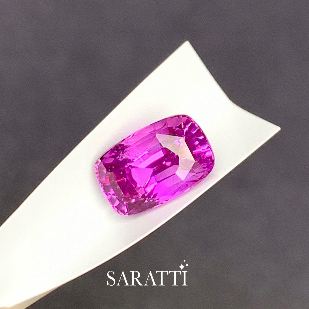 Rare Unheated Lavender Sapphire Modified Brilliant 2.12ct | SARATTI