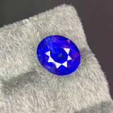 Real Natural Sapphire Gemstone in Oval Cut with Certificate - SARATTI 