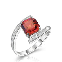 Passion Amour Red Tourmaline and Diamond Ring