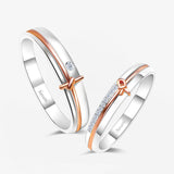 The Love Notes Wedding Band Set | His & Hers | Saratti Jewelry | Male & Female WEdding Rings