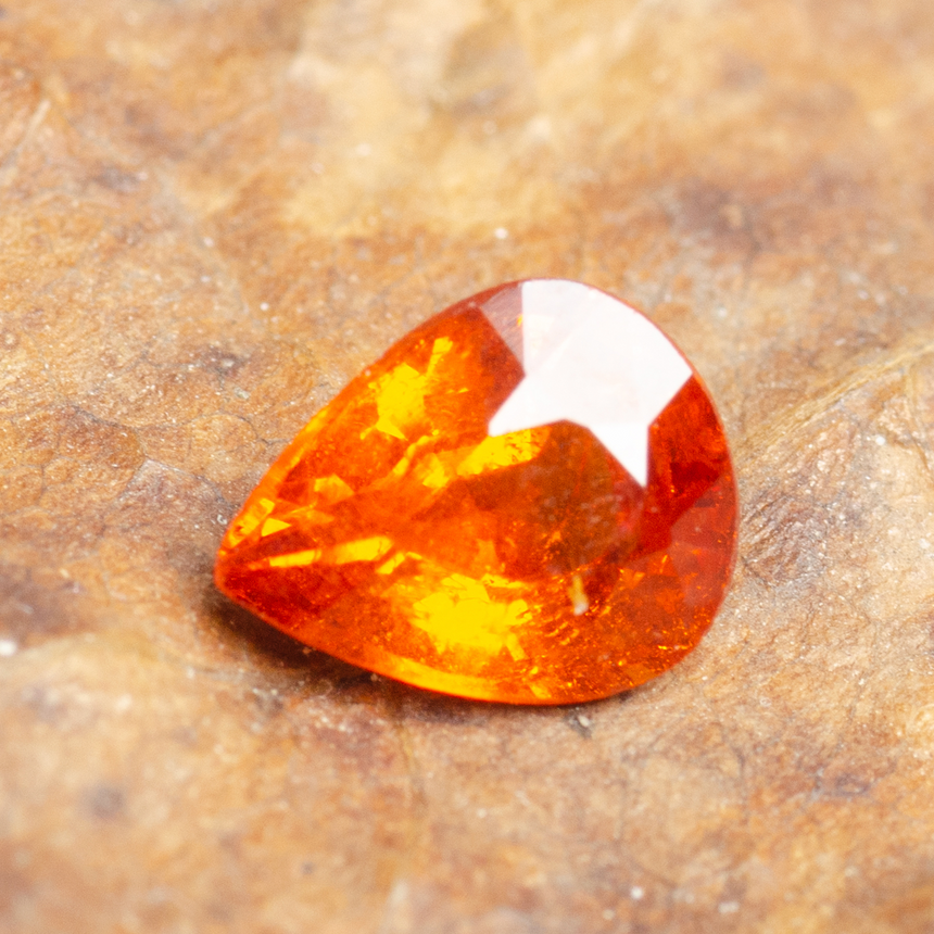Rich Orange Natural Sperssatine Garnet Gemstone For Custom Garnet Jewelry - SARATTI