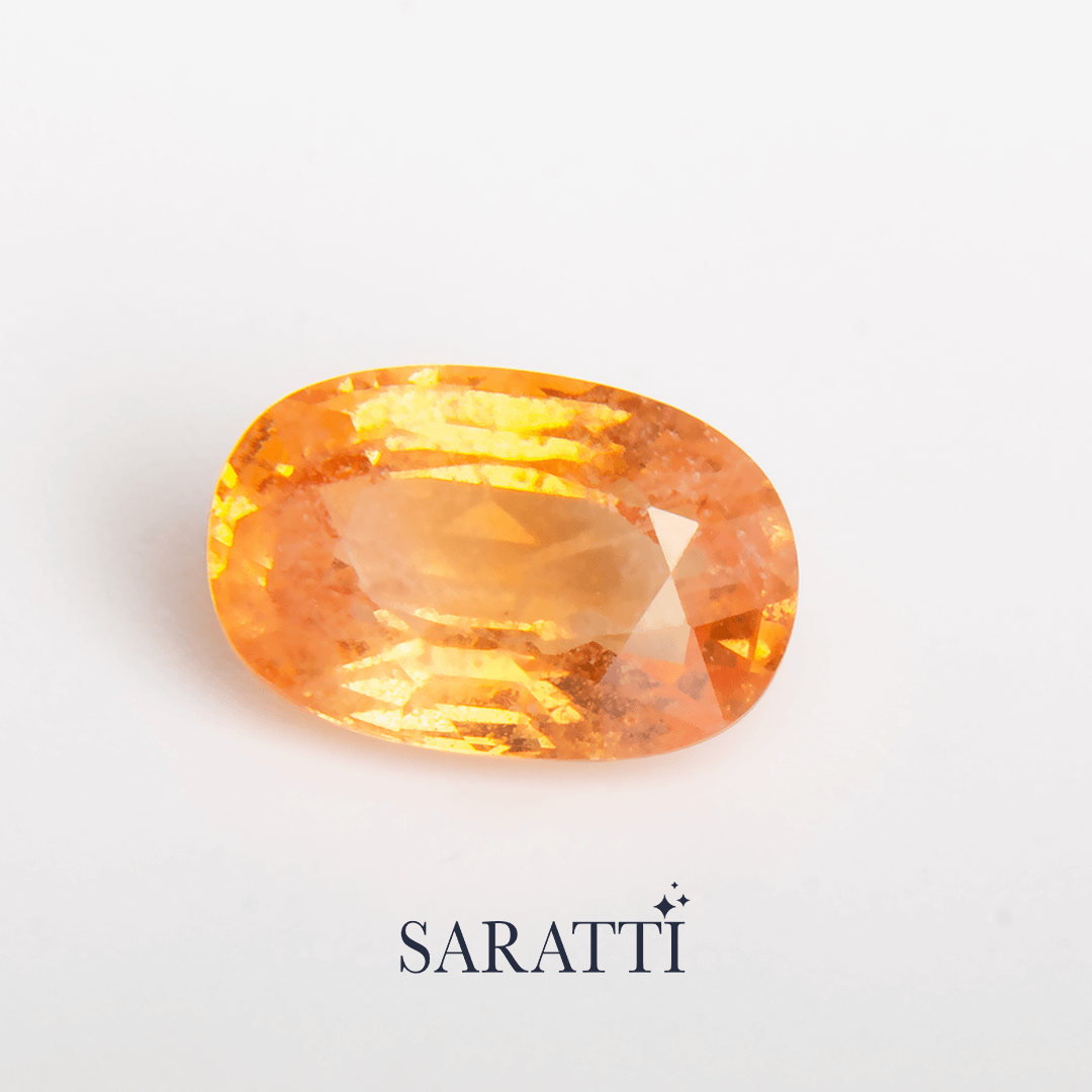 Rich Oval Natural Sapphire Gemstone - SARATTI