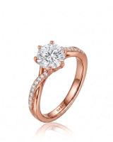 Amira - White Radiance Natural Diamond Ring