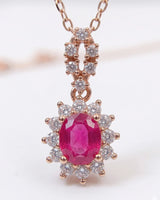Rosalie Natural Ruby Necklace | SARATTI