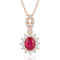 Rosalie Natural Ruby Necklace