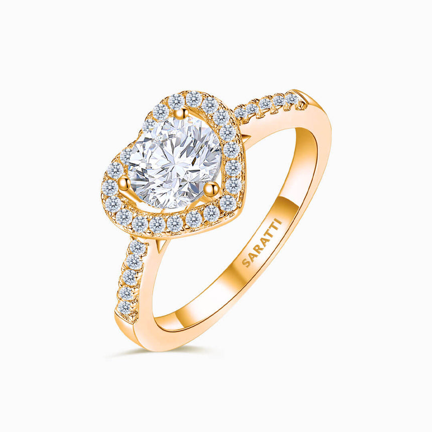 Roxanne · Heart of Hearts Moissanite Engagement Ring